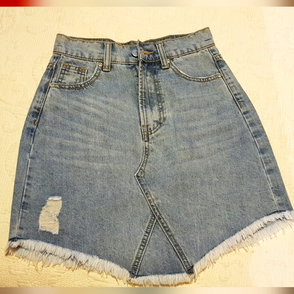 The Fated Dresses & Skirts - The Fated denim mini skirt size 6